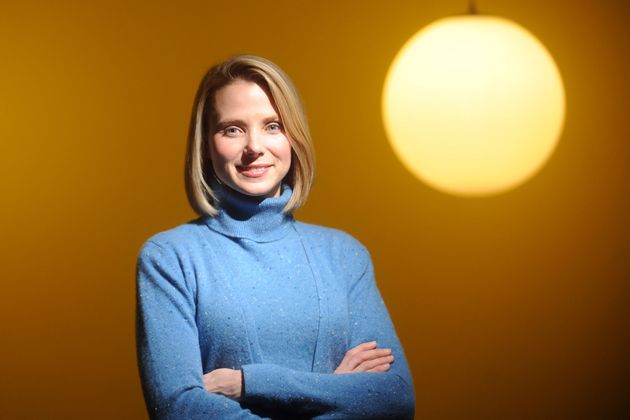 Marissa Mayer  à la tête de Yahoo! (Photographie par Noah Berger/The New York Times via Redux)