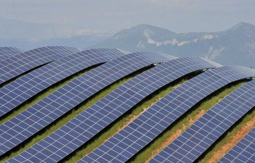 La station solaire des Mées en Haute Provence avec 12 MW est la plus importante de France